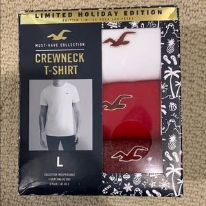 Hollister Holiday T-Shirt 3 pack size L